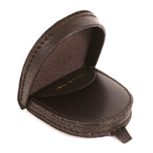 1589 BROWN SMALL HORSESHOE SHAPE GENTS TRAY PURSE
