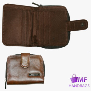 3703-BROWN COW HIDE PURSE