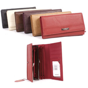 3713 COW HIDE CONCERTINA PURSE