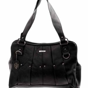 3732 BLACK COW HIDE BAG