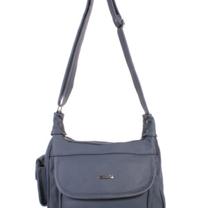 3747 NAVY COW HIDE BAG