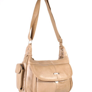 3747 FAWN COW HIDE  BAG