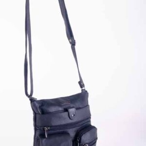 3792 NAVY COW HIDE  BAG